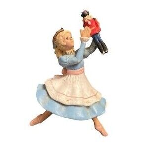 Vintage Brn Dancing Clara Classic Christmas Ballet The Nutcracker Suite Ornament